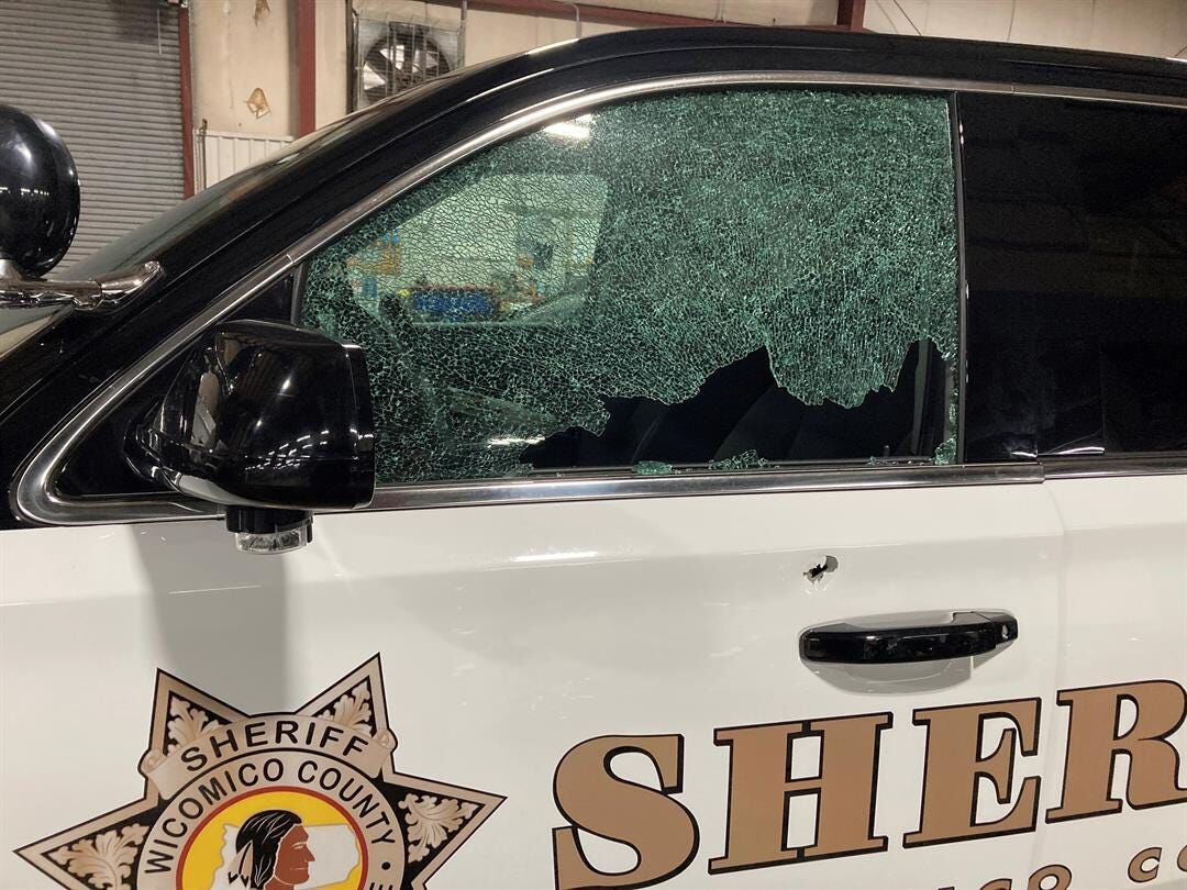 Attempted Murder Investigation Underway After Occupied Wicomico Sheriff's Vehicle Struck by Gunfire